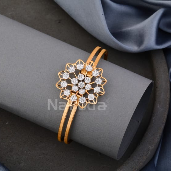 750 Rose Gold Gorgeous Ladies Kada RLKB440