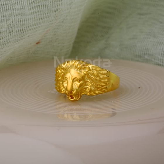 916 Gold CZ Hallmark Gorgeous Mens Plain Ring MPR300