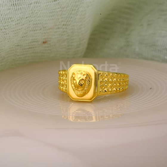 22kt gold mens exclusive plain ring mpr198