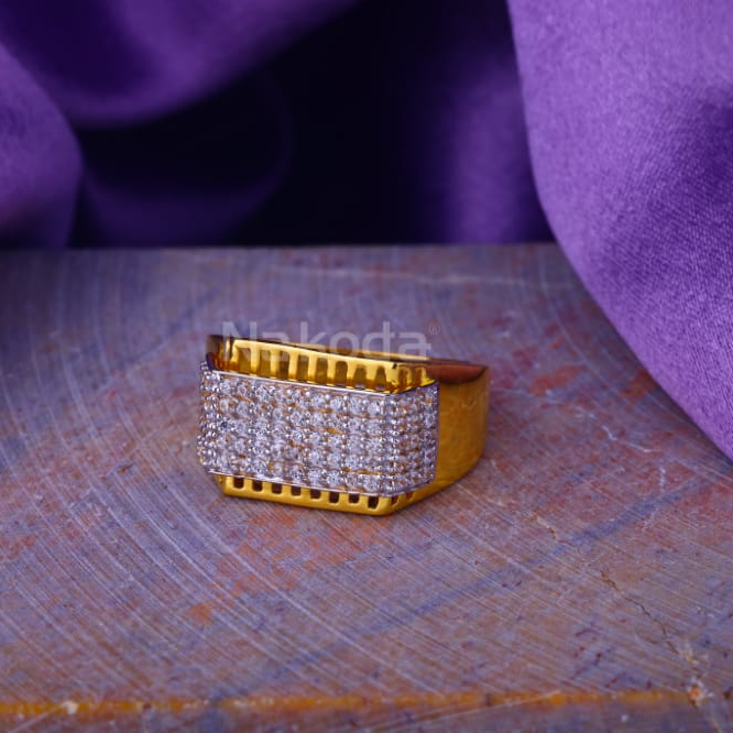 916 Gold Hallmark Fancy Mens Ring MR961
