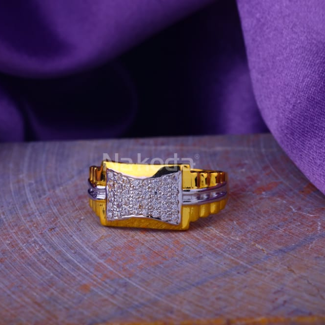 22KT Gold Mens Classic Ring MR918