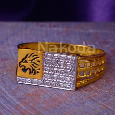 916 Gold Mens Goregoue Ring MR894
