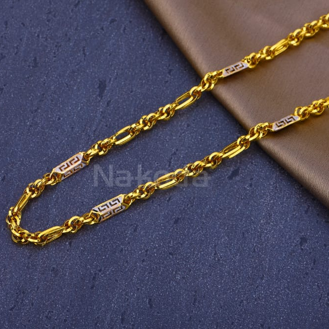 916 Mens Gold Fancy Chain MCH845