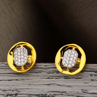 22KT Gold CZ Hallmark Stylish Ladies Tops Earring LTE380