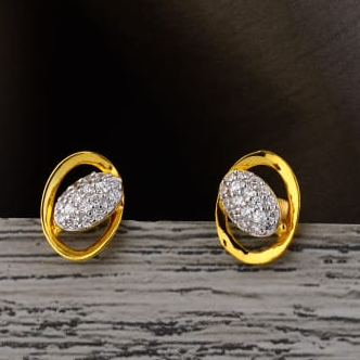 22KT Gold CZ Hallmark Ladies Tops Earring LTE376