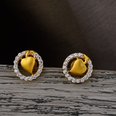 22KT Gold Ladies Exclusive Tops Earring LTE358