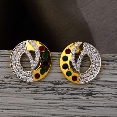 916 Gold CZ Ladies Stylish Tops Earring LTE345
