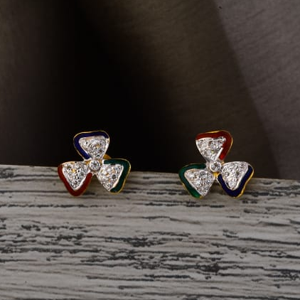 916 Gold Hallmark Exclusive Ladies Tops Earring LTE335