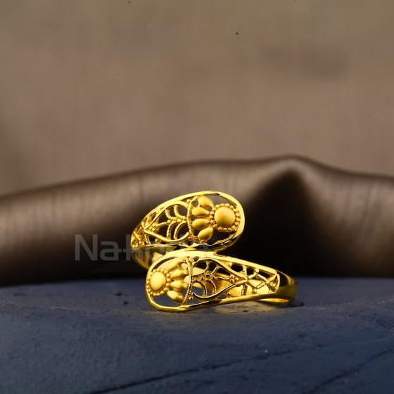 22KT Gold Hallmark Ladies Plain Ring LPR607