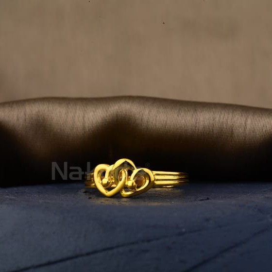 916 Gold CZ Hallmark Exclusive Ladies Plain Ring LPR593