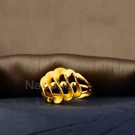 916 Gold CZ Hallmark Delicate Ladies Plain Ring LPR592