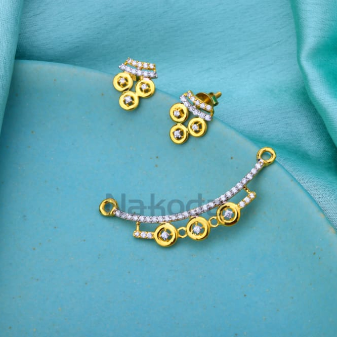 916 Gold Hallmark Ladies Stylish Mangalsutra Pendant MP704