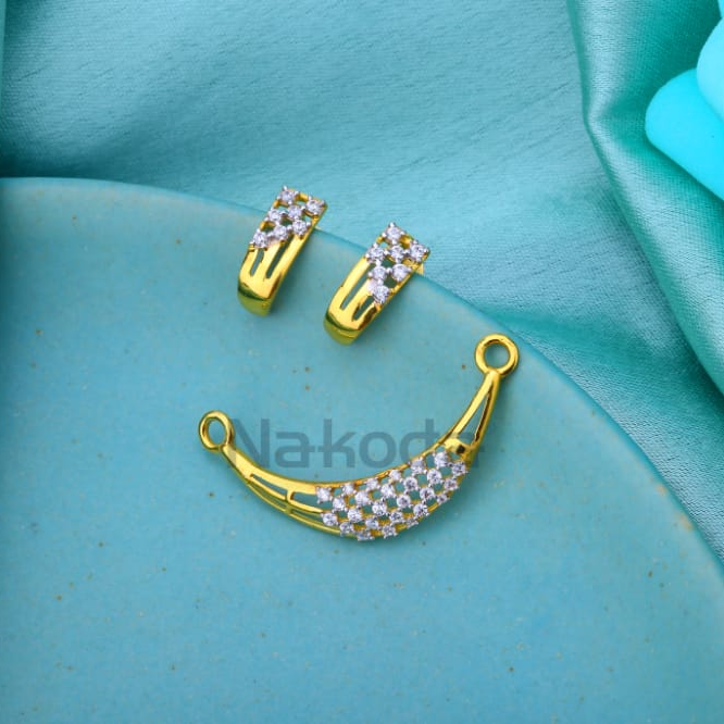 916 Gold Hallmark Ladies Fancy Mangalsutra Pendant MP703