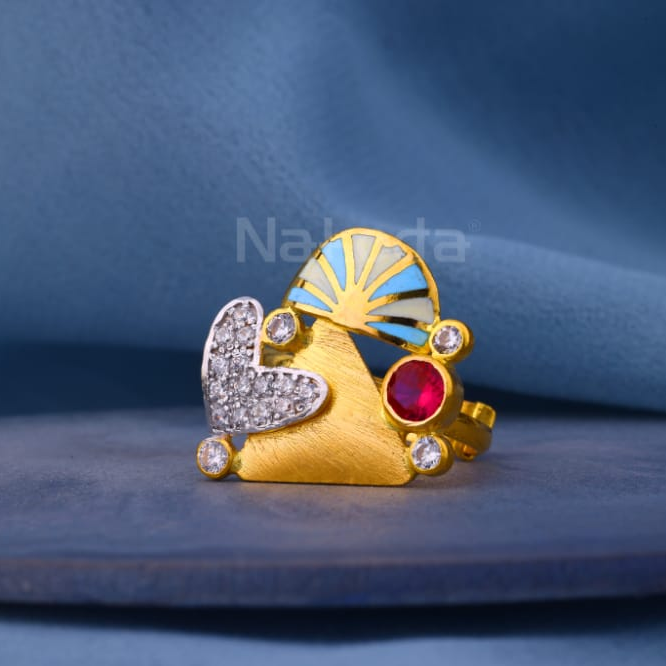 22KT Gold Ladies Designer Antique Ring LAR378