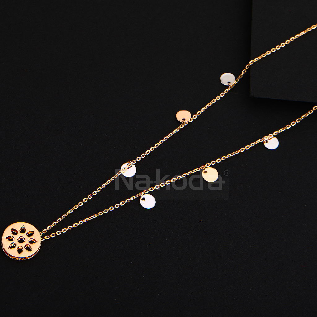 750 Rose Gold Cz Fancy Women's Tanmaniya RTM559