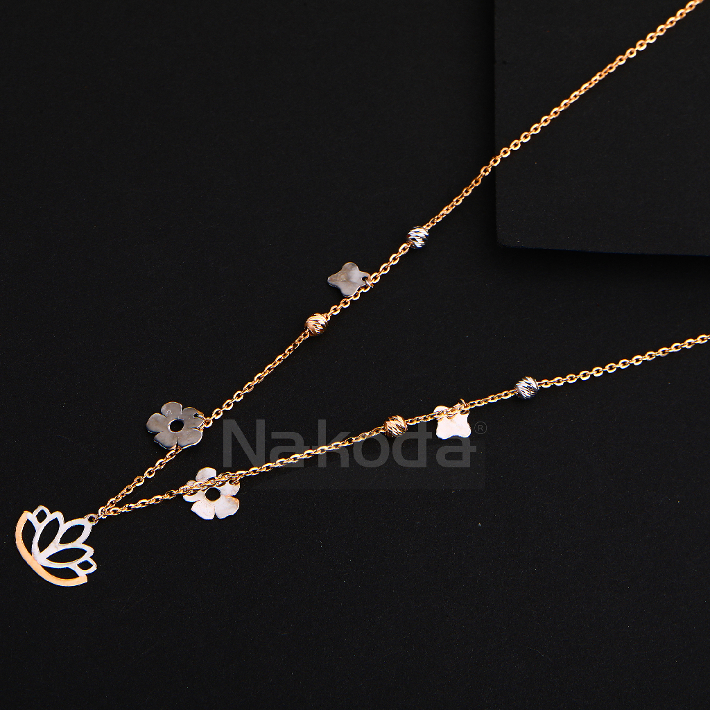 750 Rose Gold Fancy Ladies Tanmaniya RTM567