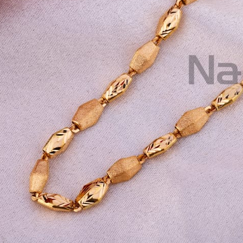 750 Rose Gold Men's Classic Chain RMC116 - Image 3