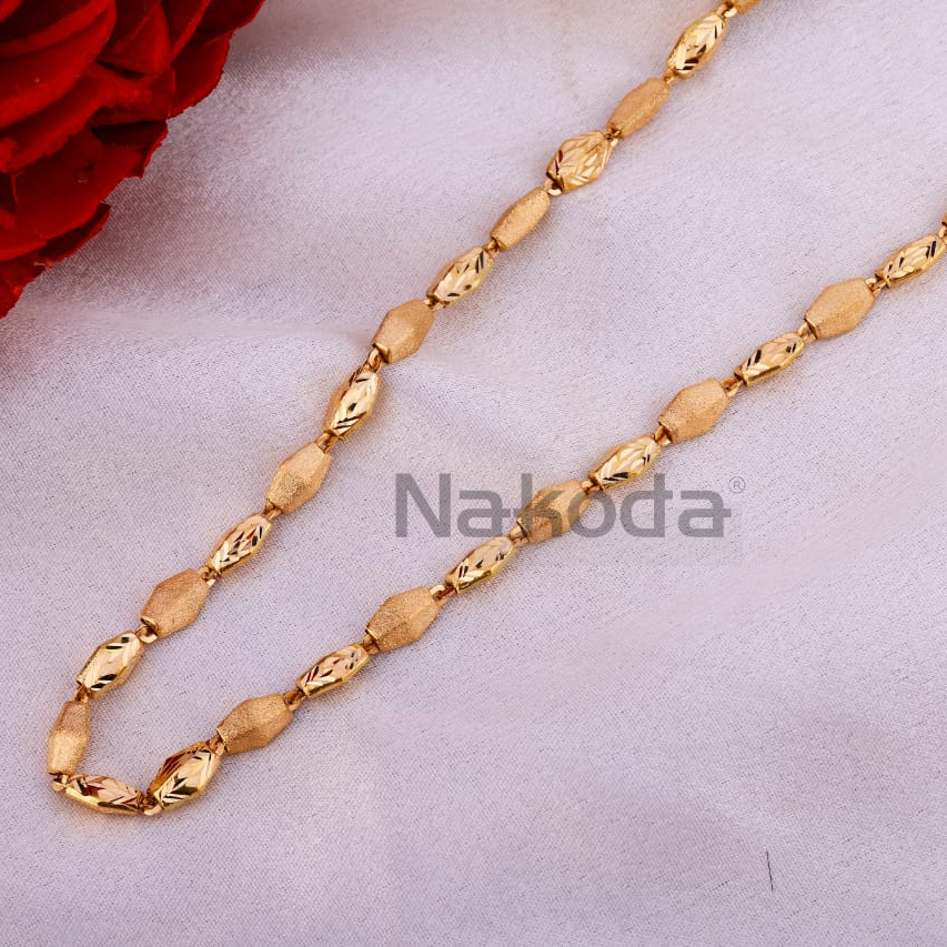 750 Rose Gold Men's Classic Chain RMC116