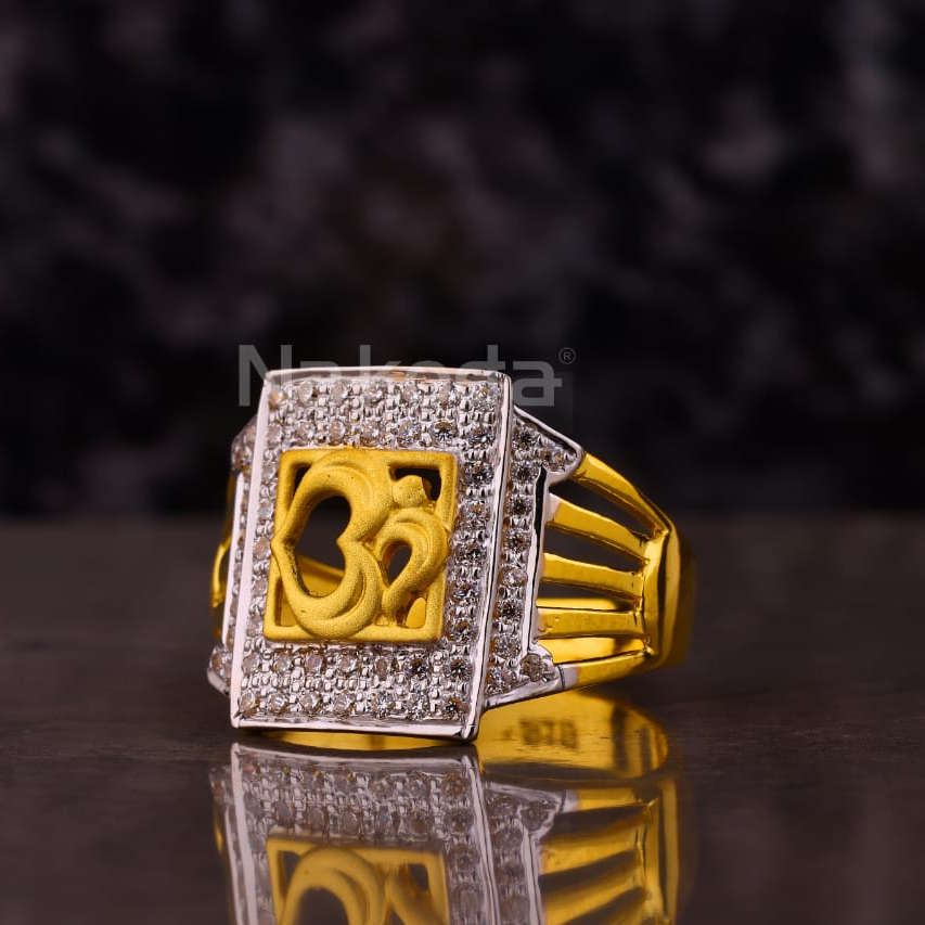 916 Gold Men's Stylish God Ring MGR192