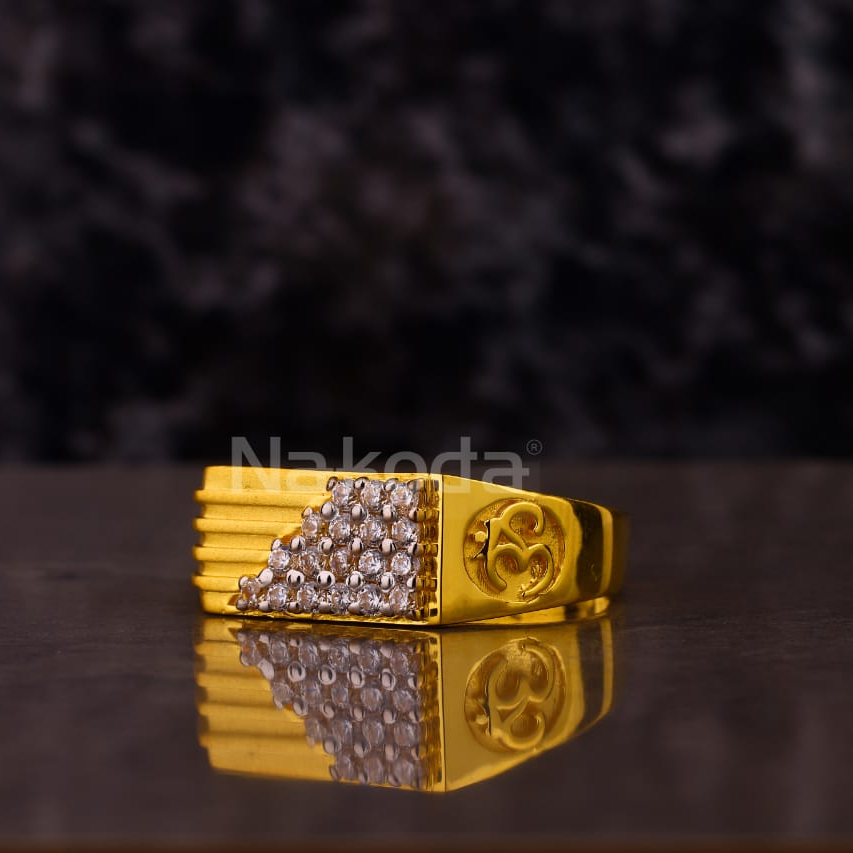 916 Gold Men's Delicate God Ring MGR196