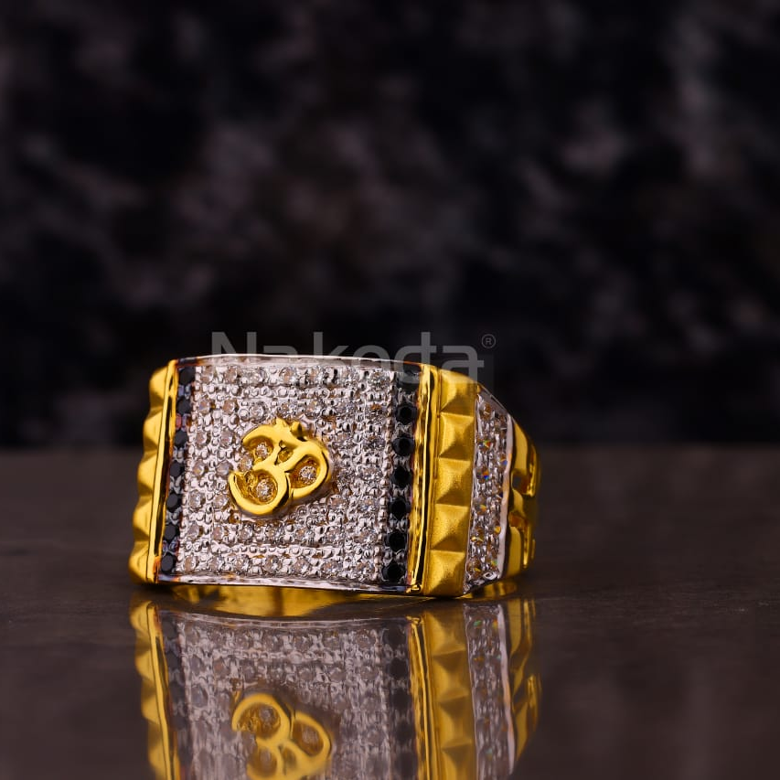 916 Gold Men's Classic God Ring MGR198
