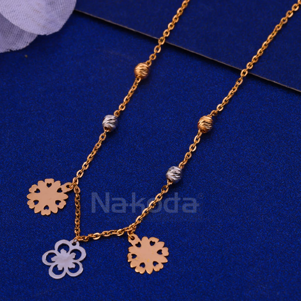 750 Rose Gold CZ Ladies Stylish Bracelet RTB15