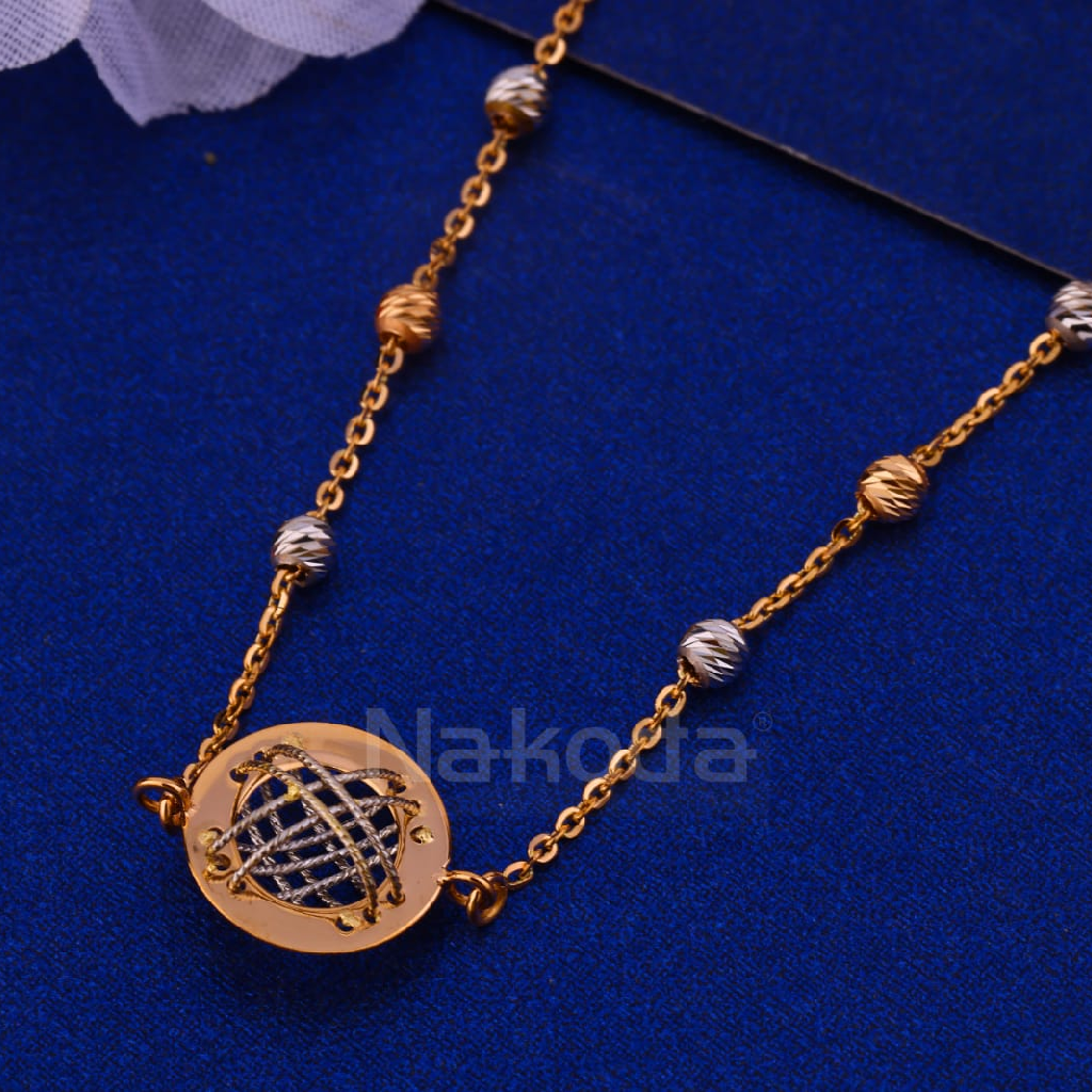 750 Rose Gold Hallmark Delicate Ladies Bracelet RTB27