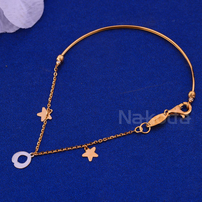 750 Rose Gold Ladies Stylish Bracelet RTB31