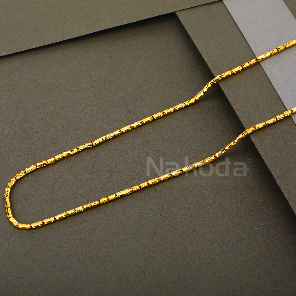 22KT Gold Men's Delicate Choco Chain MCH774