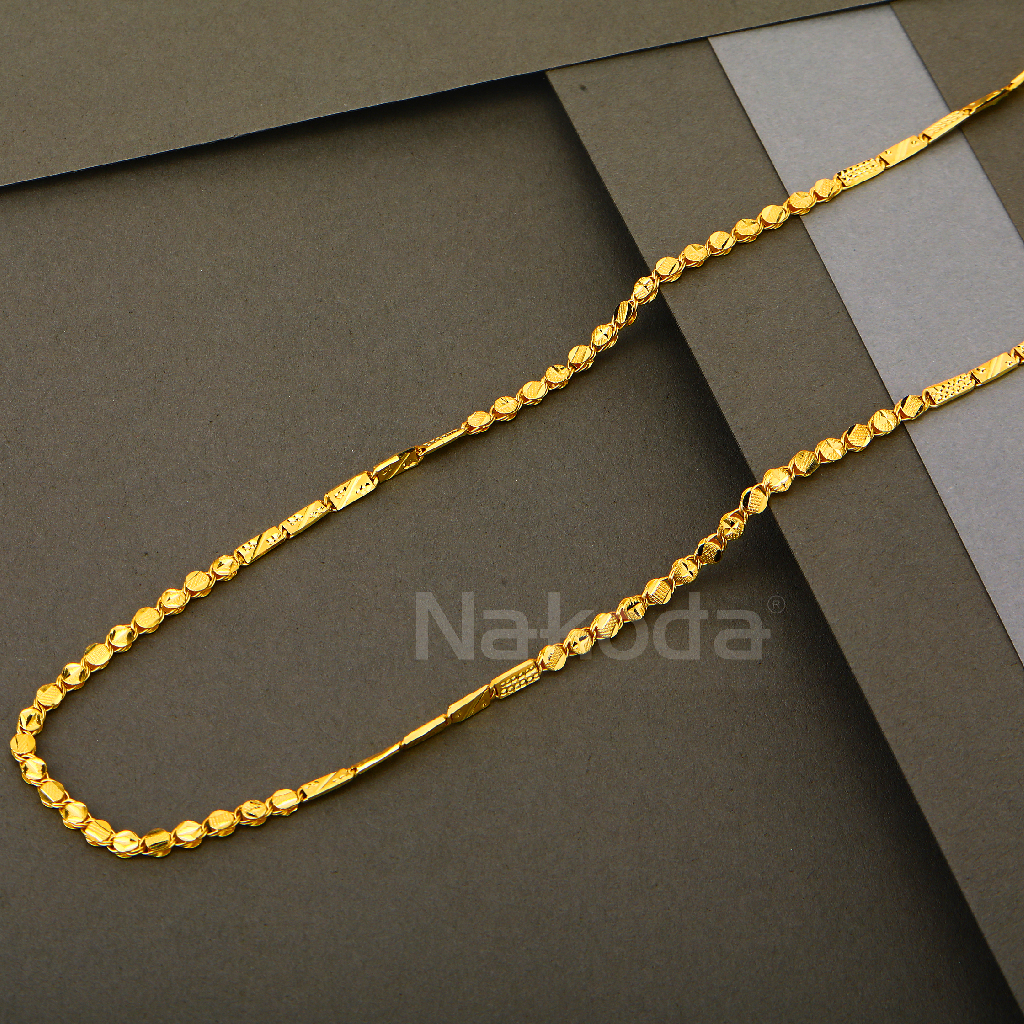 22KT Gold Men's Classic Choco Chain MCH776
