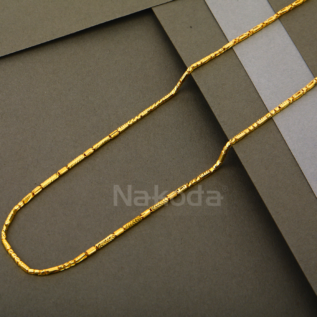 916 Gold Gentlemen's Designer Choco Chain MCH783