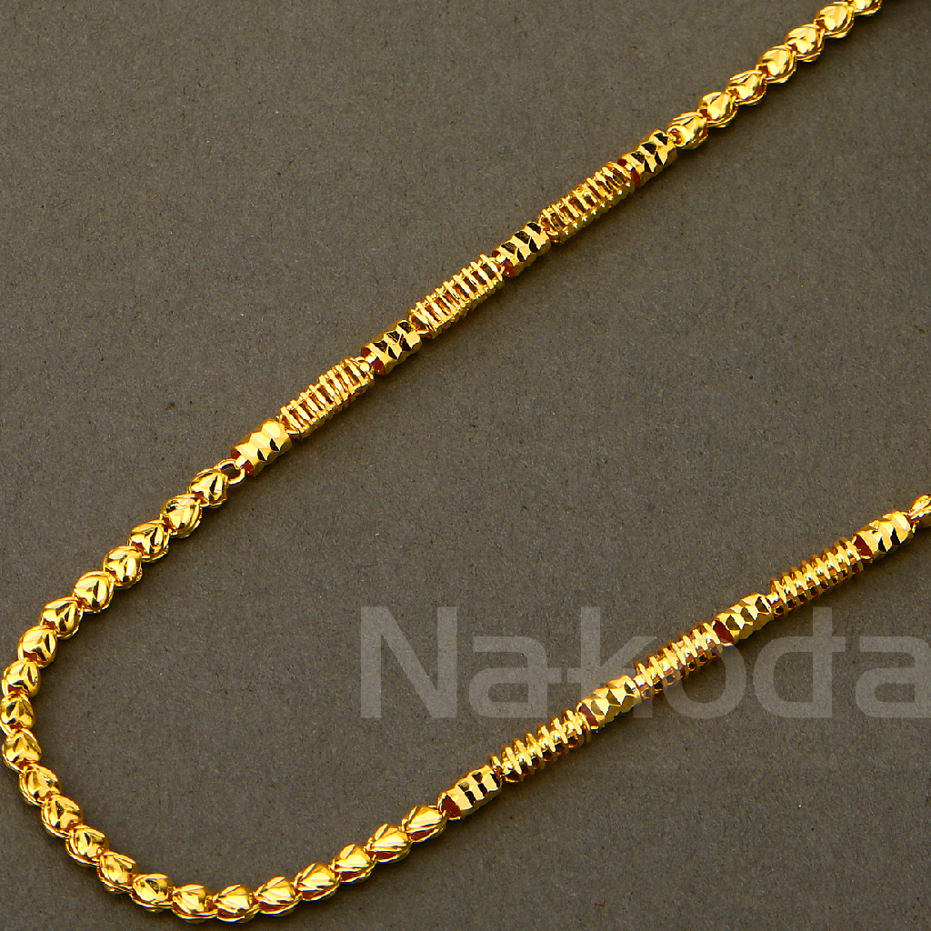 916 Gold Men's Designer Choco Chain MCH791 - Image 2