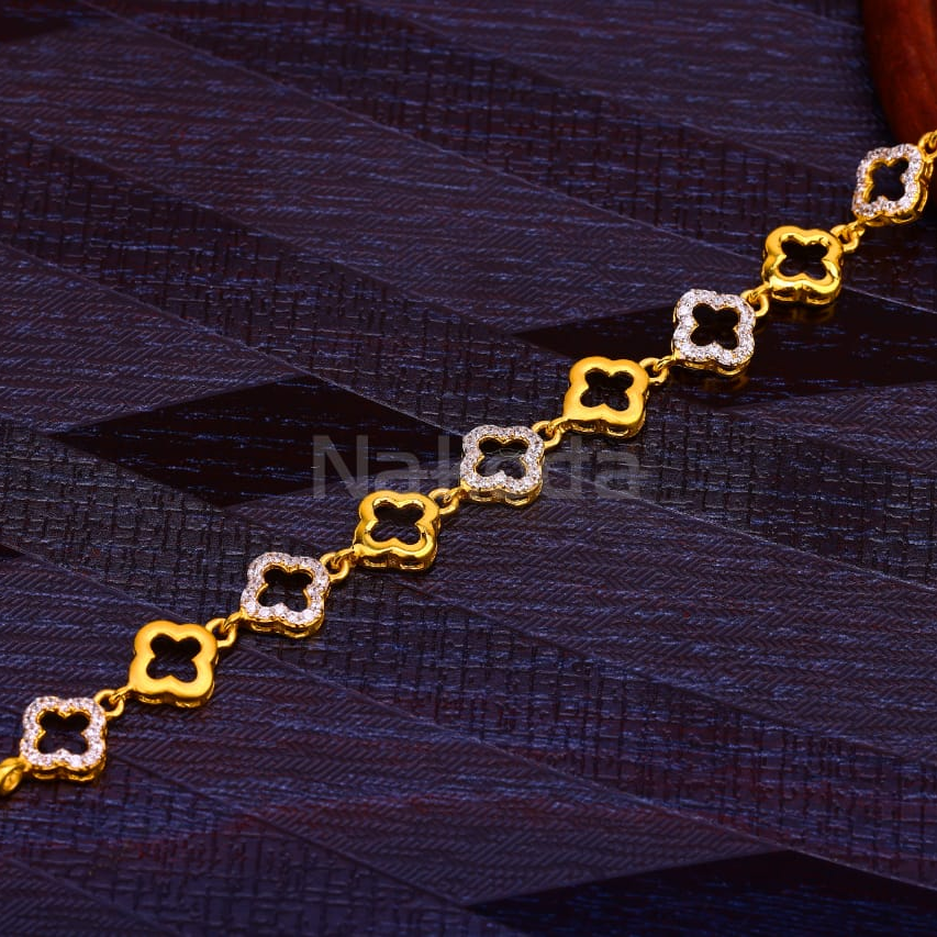 916 Gold Hallmark Ladies Bracelet LB479