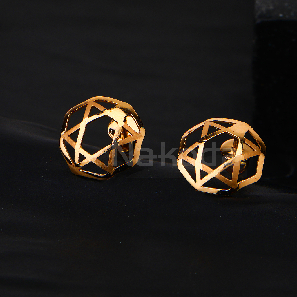 18CT Rose Gold CZ Hallmark Classic Women's Earring RE292