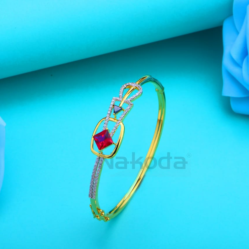 750 Gold Ladies Kada Bracelet LKB229