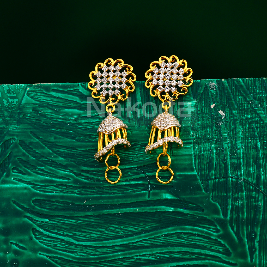 22CT Gold Ladies Jhummar Earring LJE408