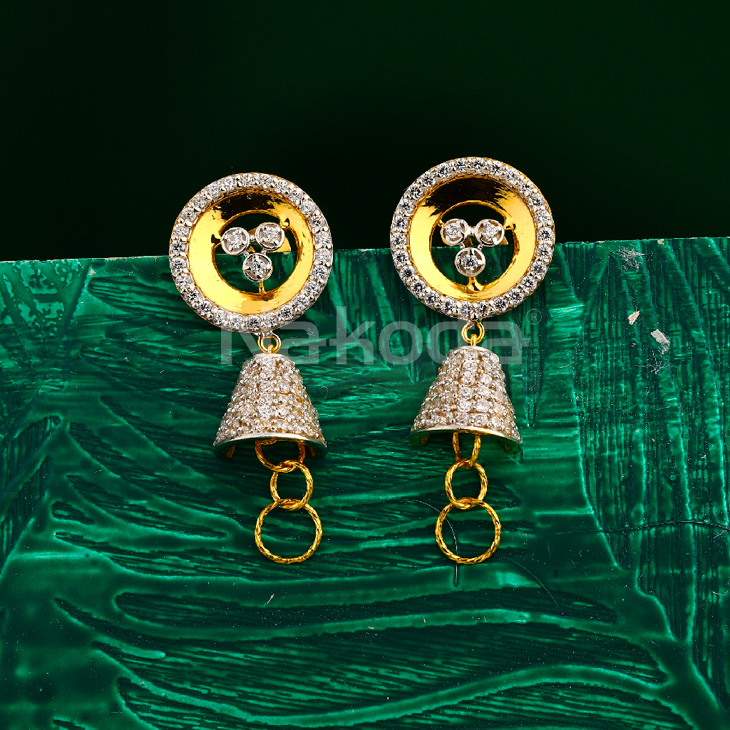 22KT Gold Women's Hallmark Classic  Jhummar Earring LJE401