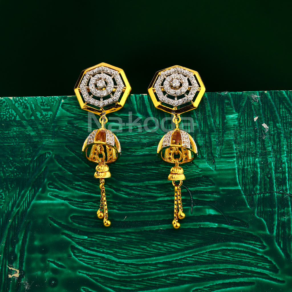 22KT Gold Women's Hallmark  Jhummar Earring LJE400