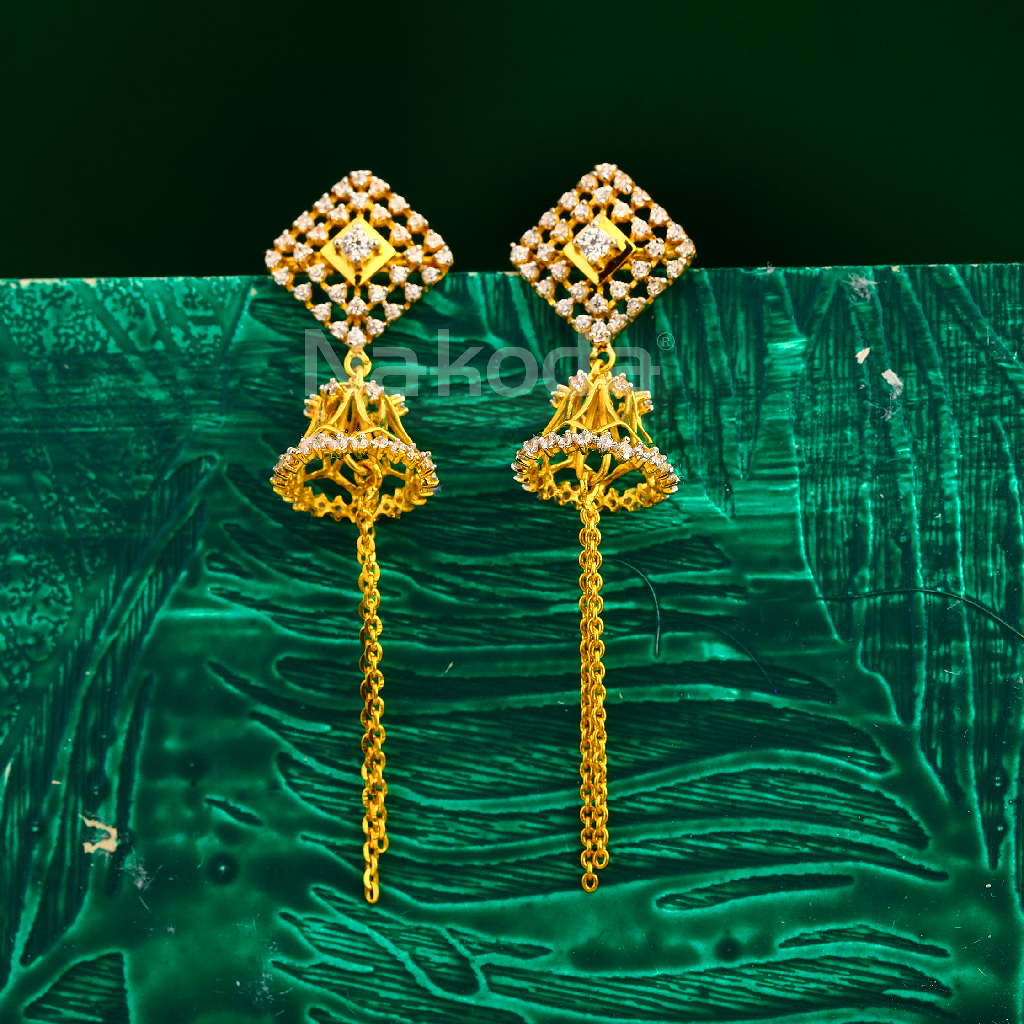 916 Gold Women's Hallmark  Jhummar Earring LJE384