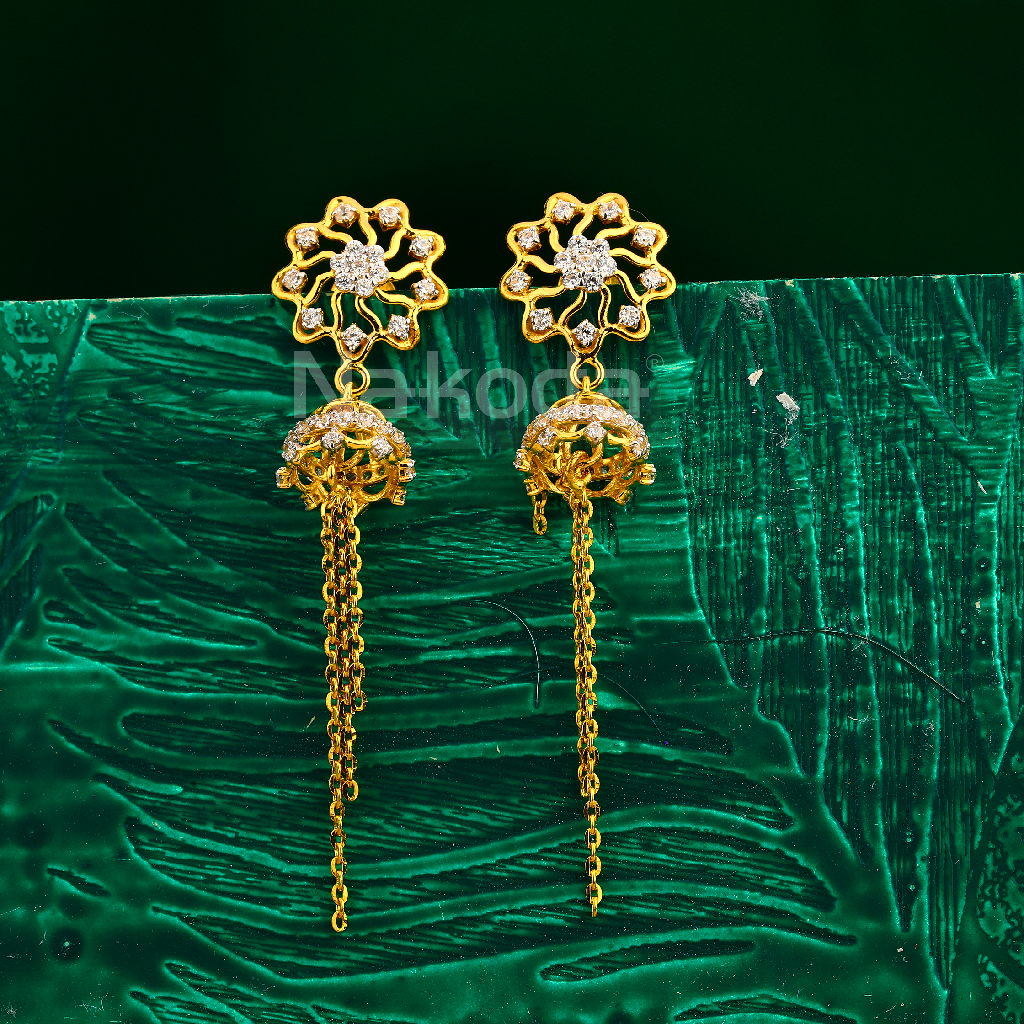 916 Gold Ladies Stylish  Jhummar Earring LJE383