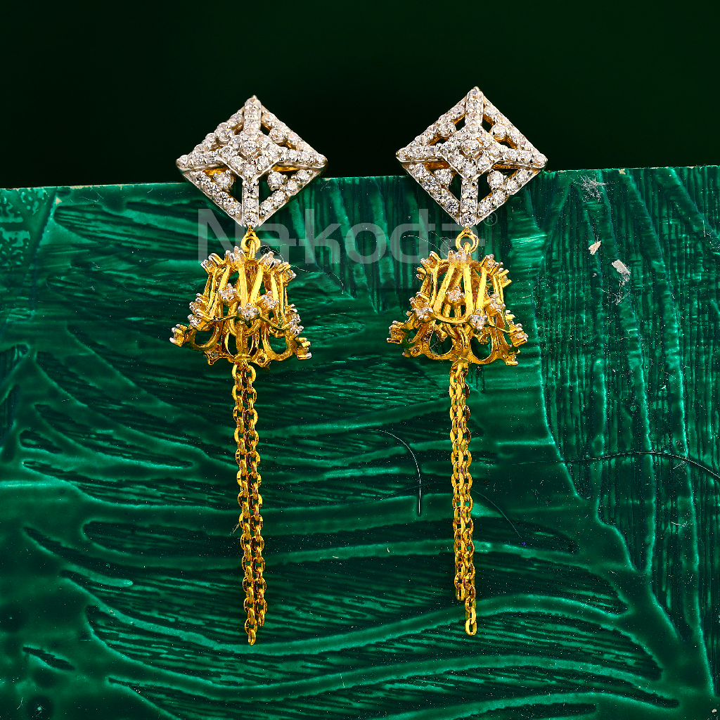 916 Gold Ladies Gorgeous  Jhummar Earring LJE382
