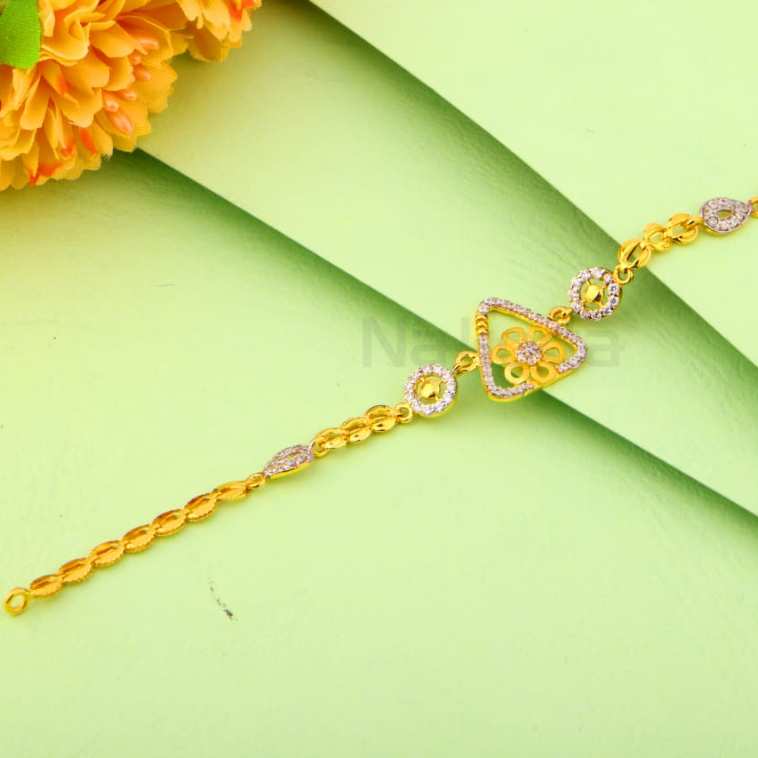 916 Gold Hallmark Ladies Bracelet LB575