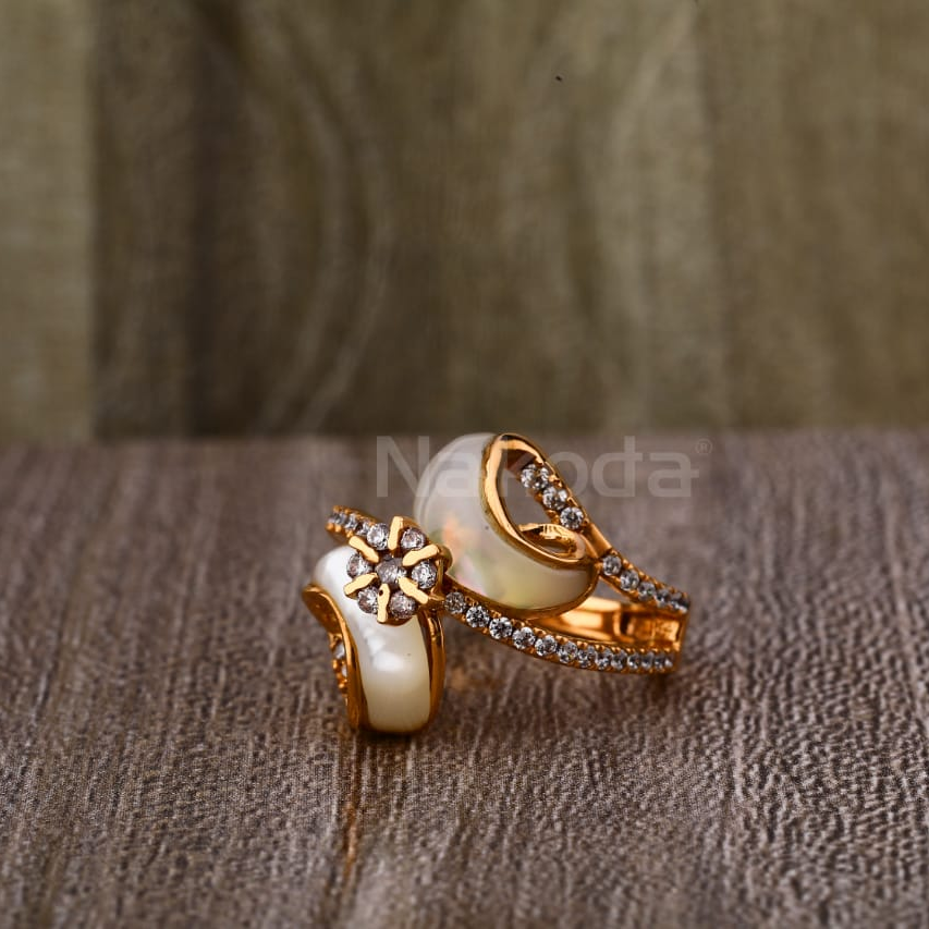 750 Rose Gold CZ Ladies Gorgeous Ring RLR909