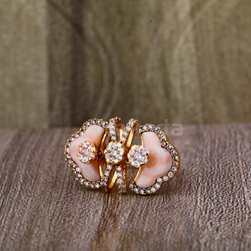 750 Rose Gold Ladies Gorgeous Ring RLR890