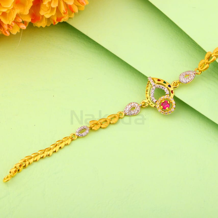 916 Gold Ladies Exclusive Bracelet LB538