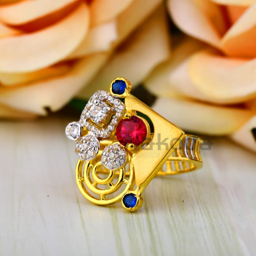916 Gold Exclusive Ladies Ring LLR366