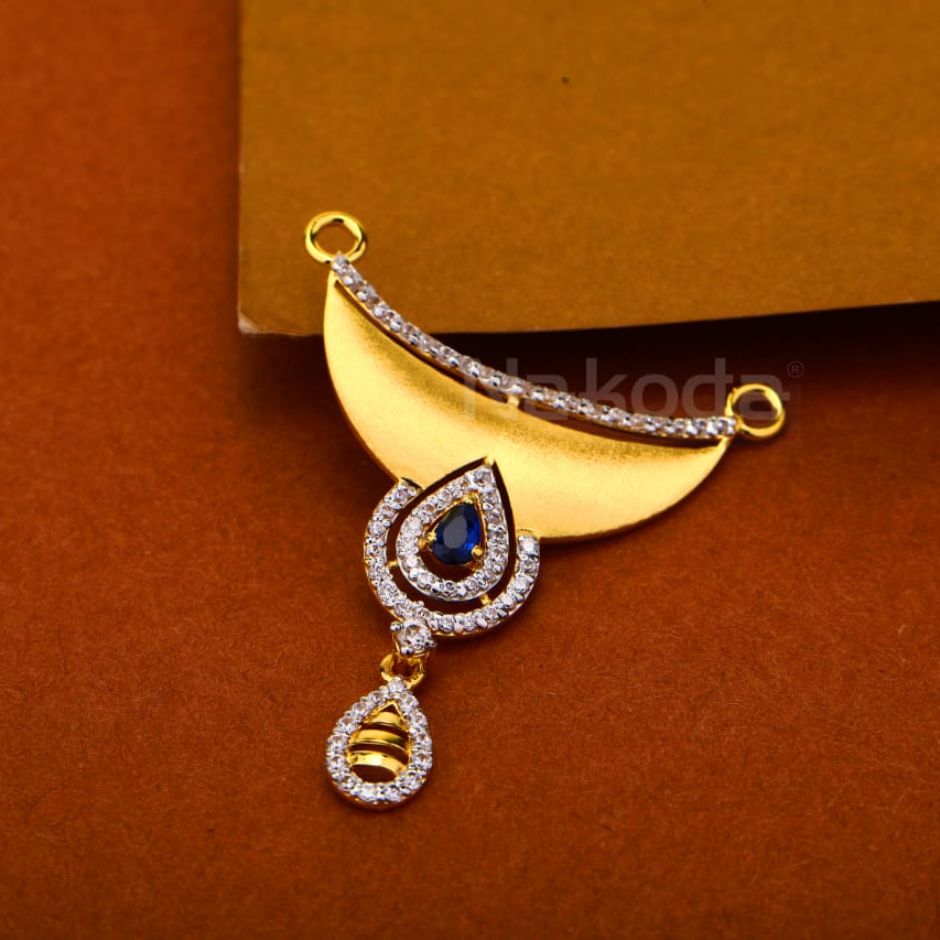 22CT Gold CZ Ladies Delicate Pandent MP537