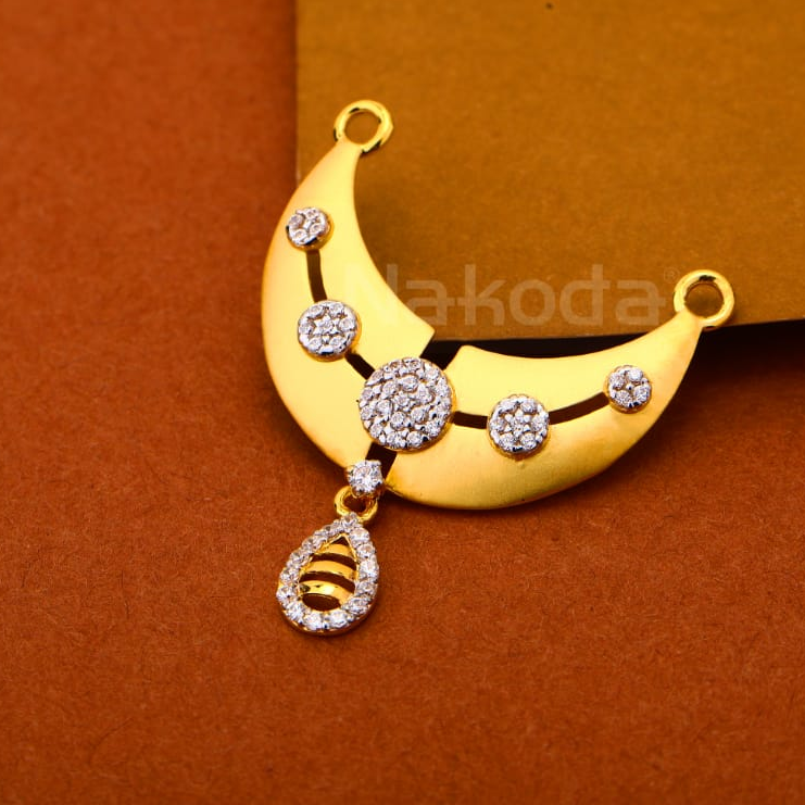 916 gold hallmark stylish ladies pandent mp600