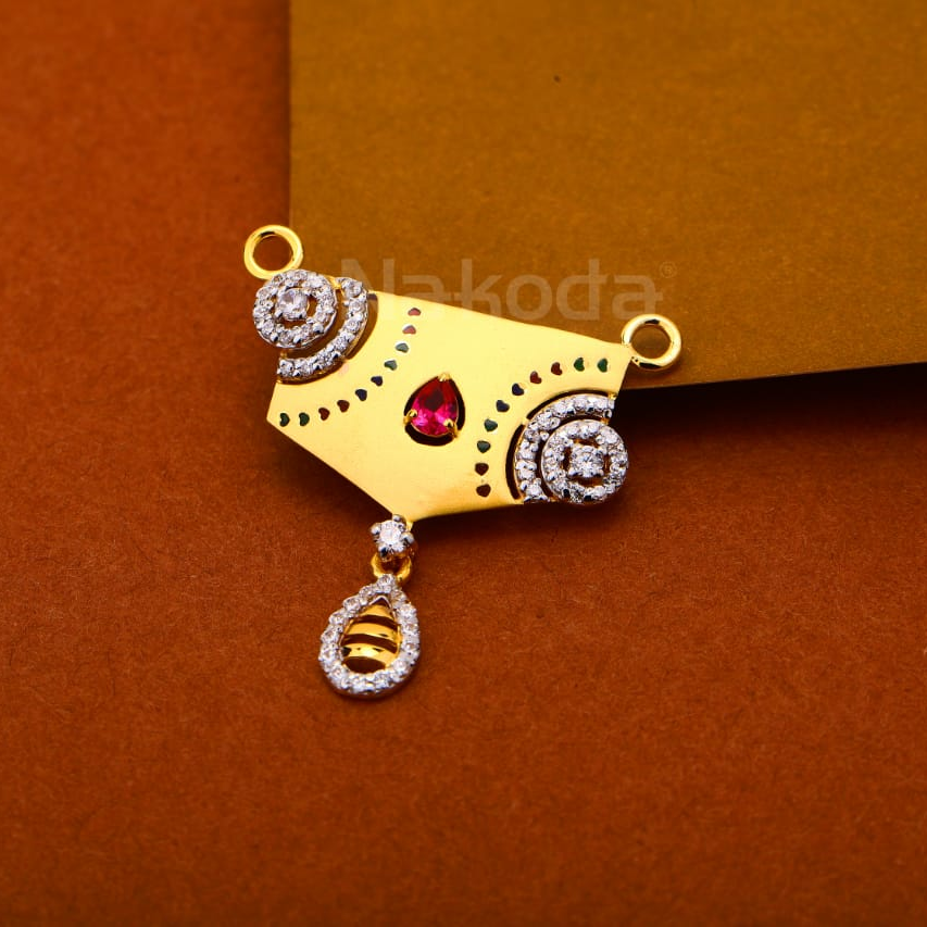 916 gold hallmark designer ladies pandent mp610