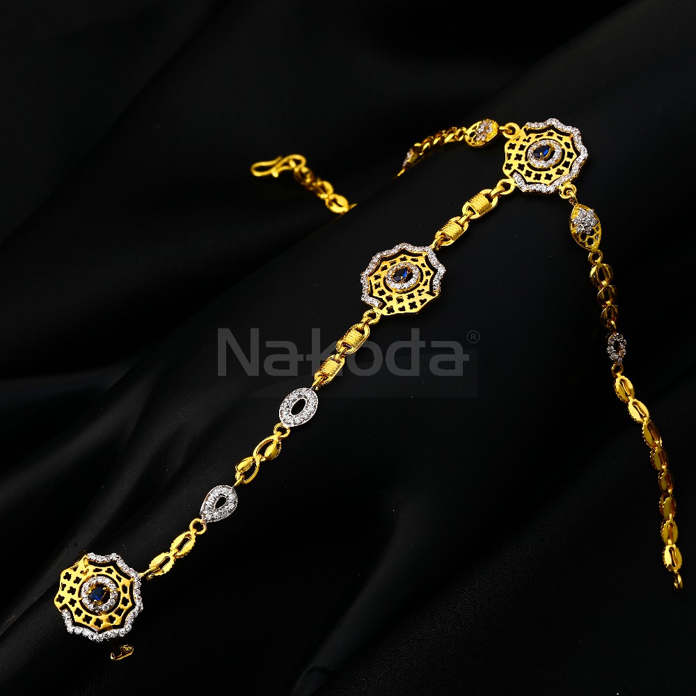 22KT Cz Gold Designer Ladies Hathpan HP160